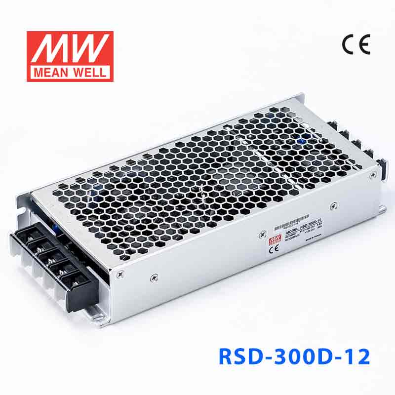 RSD-300D-12 RSD-300D-12 300W 57.6-154V 输入 12V 25A 铁路用外壳型单路输出DC-DC转换明纬开关电源