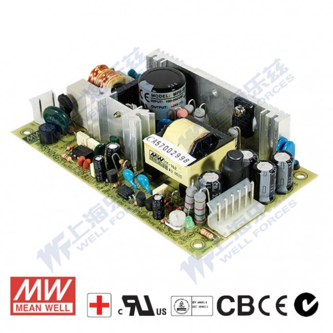 MPS-45-3.3 MPS-45-3.3 45W 3.3V8A 单路输出微漏电医用无外壳明纬开关电源
