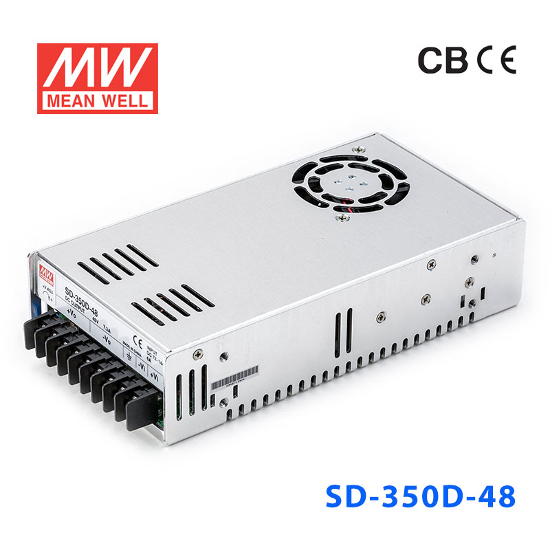 SD-350D-48 SD-350D-48 350W 72~144V 输入 48V 7.3A 输出有外壳明纬DC-DC转换电源