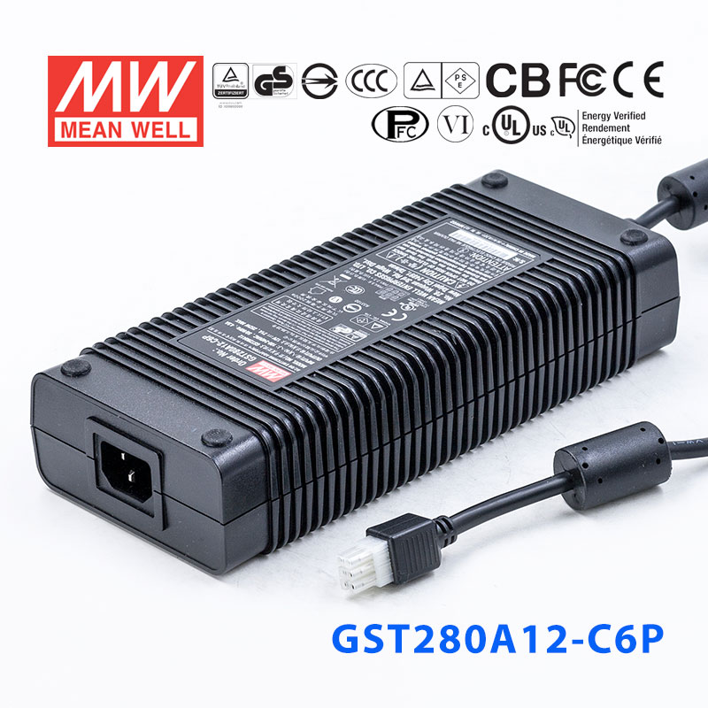 GST280A12-C6P GST280A12-C6P 252W 12V21A高效能低空载损耗绿色节能桌上型适配器
