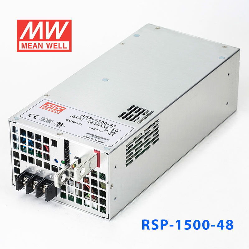 RSP-1500-48 RSP-1500-48 1500W 48V32A 单路输出带功率因素校正可并联明纬开关电源