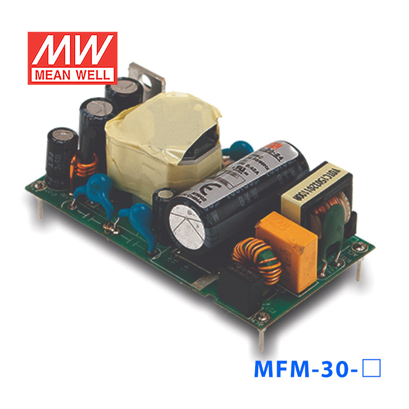 MFM-30-24 MFM-30-24明纬31.2W 80~264V输入24V1.3A输出PCB裸板医疗开关电源
